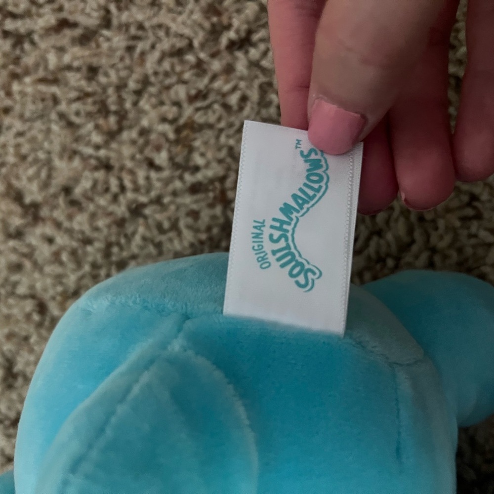 8-inch Squishmallows Blue and White Dragon Stuffed Animal - Picture 2 of 2